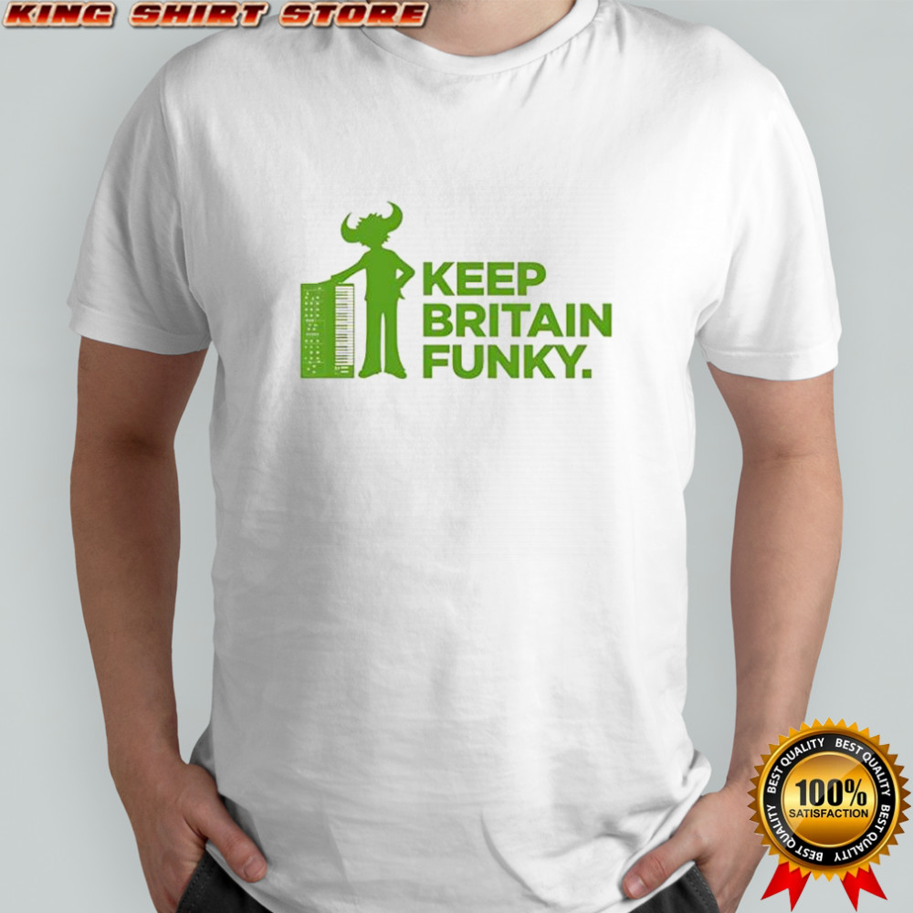 Keep Britain Funky buffalo man shirt