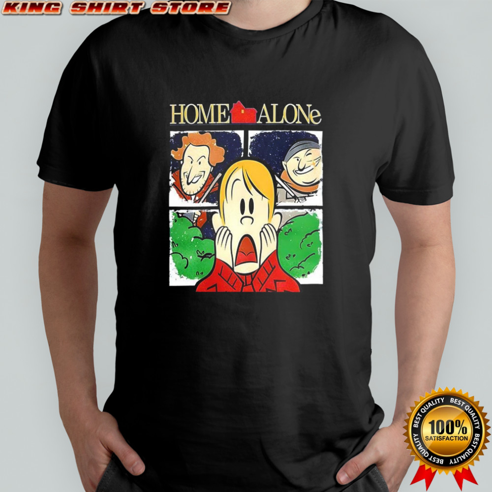 Kevin and Wet Bandits Home Alone cartoon Christmas shirt