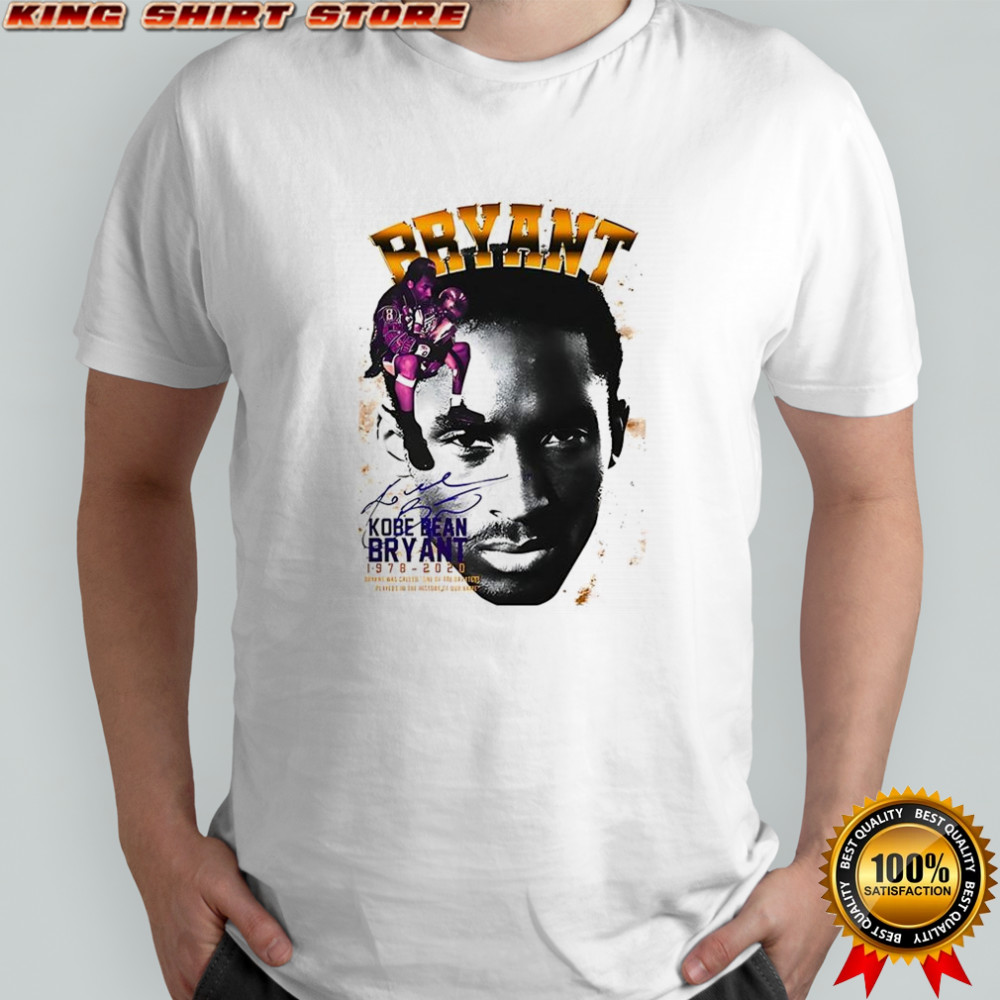 Kobe Bryant Los Angeles Lakers basketball tribute signature vintage shirt