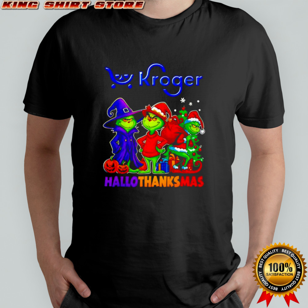 Kroger X Grinch 2025 Halloween Thanksgiving Christmas Shirt