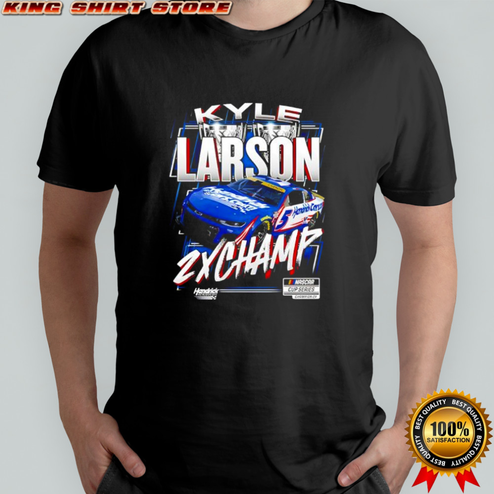 Kyle Larson Hendrick Motorsports Team Collection Two-Time NASCAR Cup Series Champion shirt