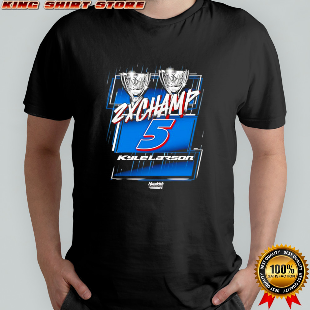 Kyle Larson Hendrick Nascar cup series champion trophy 2025 shirt