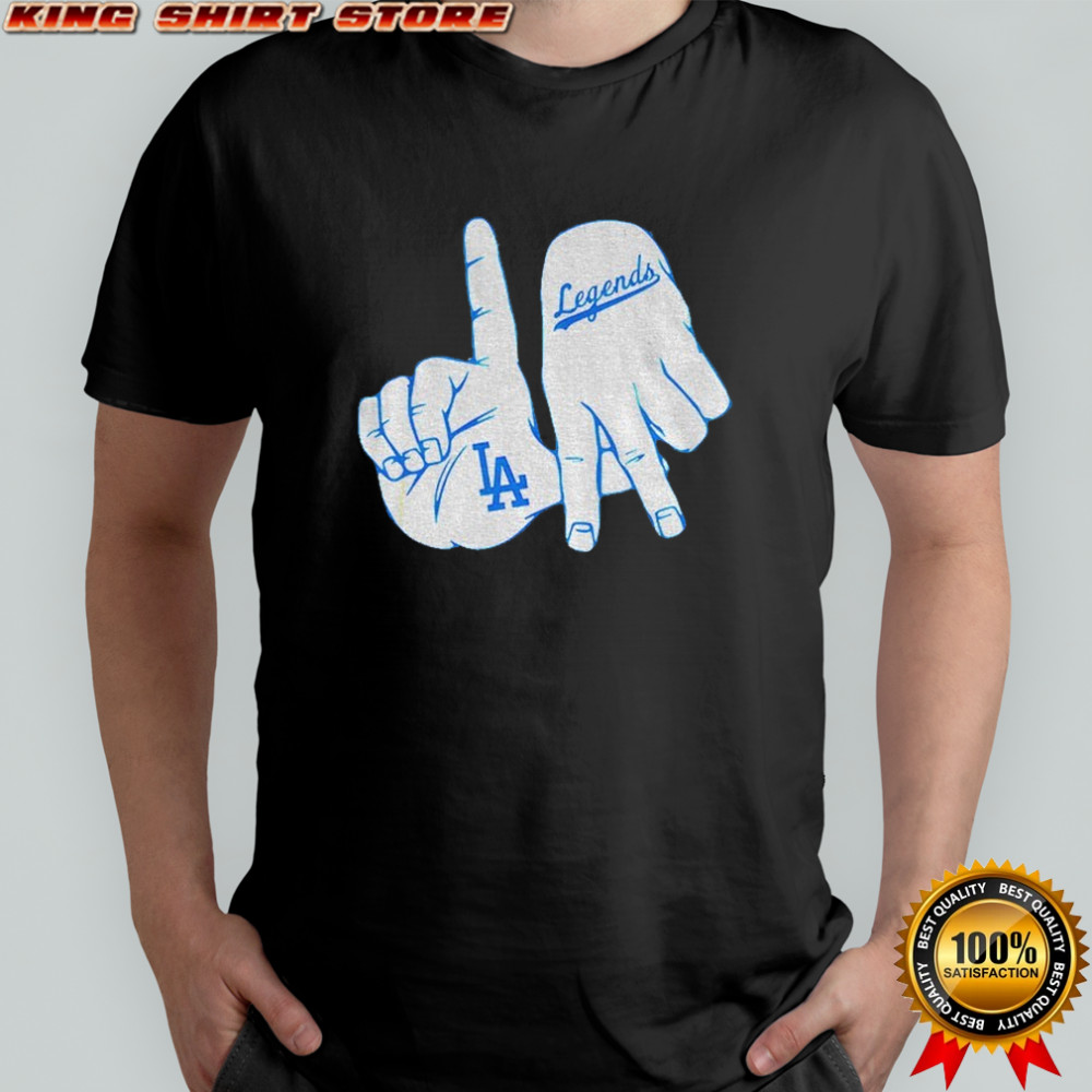LA hand sign legends Los Angeles Dodgers MLB Baseball 2025 shirt