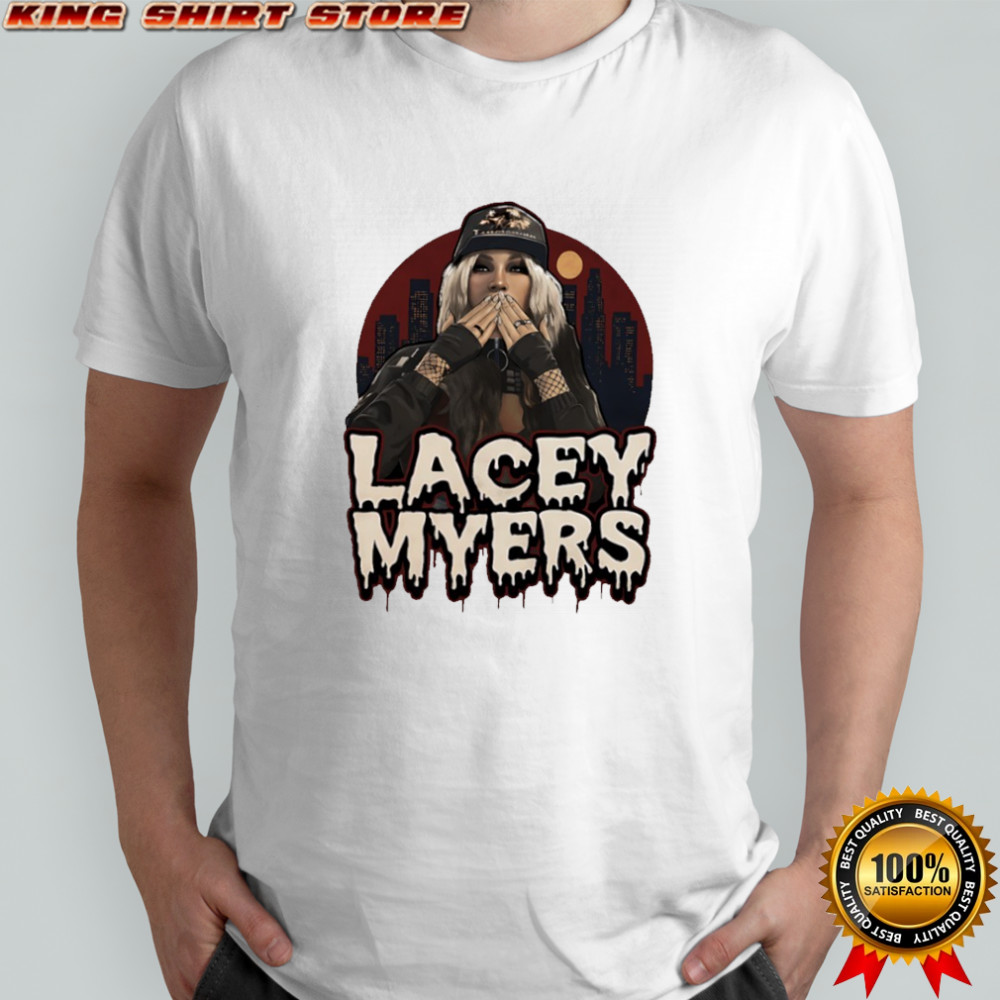 Lacey Myers city skyline horror shirt