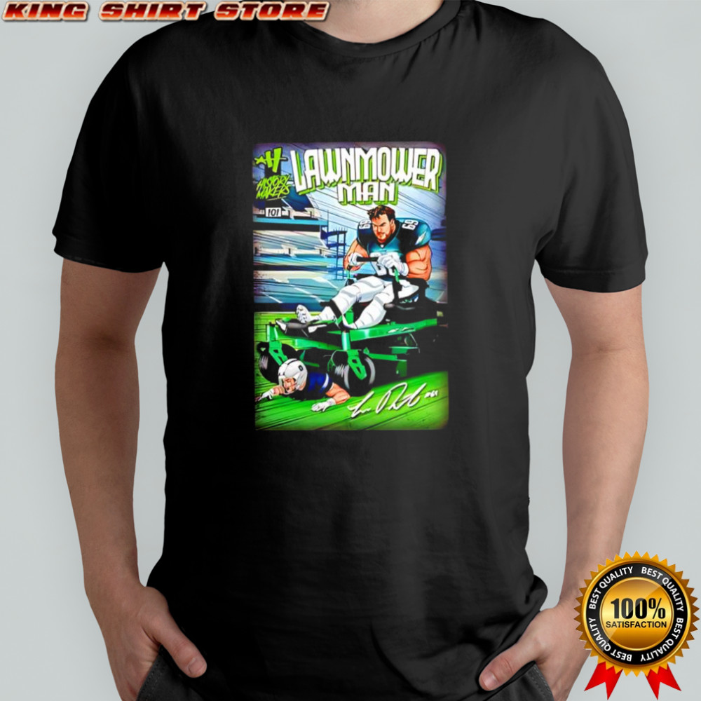 Lawnmower Man Jason Kelce Philadelphia Eagles signature shirt