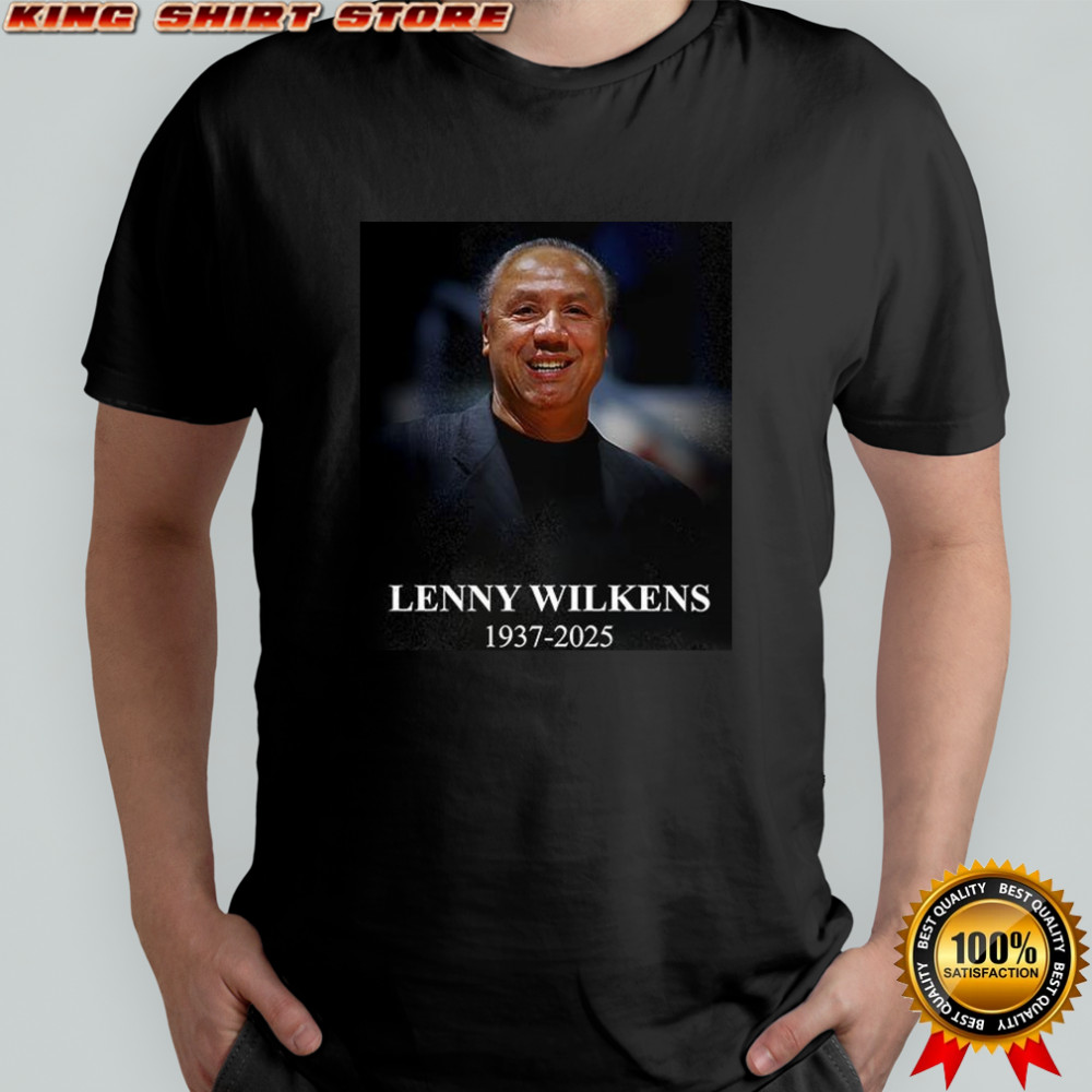 Lenny Wilkens 1937-2025 shirt