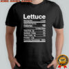 Lettuce Costume Nutrition Facts Lettuce shirt