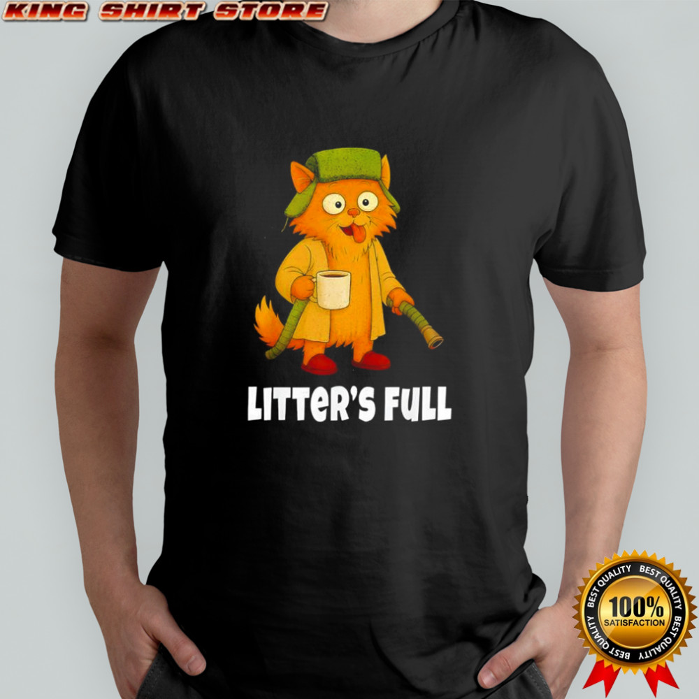 Litter’s Full Christmas Vacation Funny Cat shirt