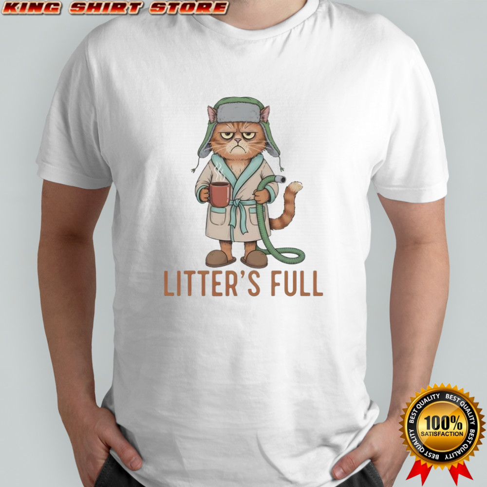 Litters Full Funny Cat Lovers Christmas Xmas shirt
