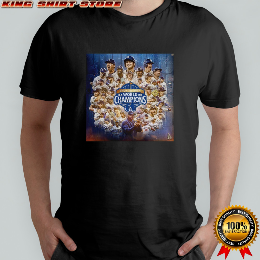 Los Angeles Dodgers 2025 World Series Champions Jersey Roster shirt