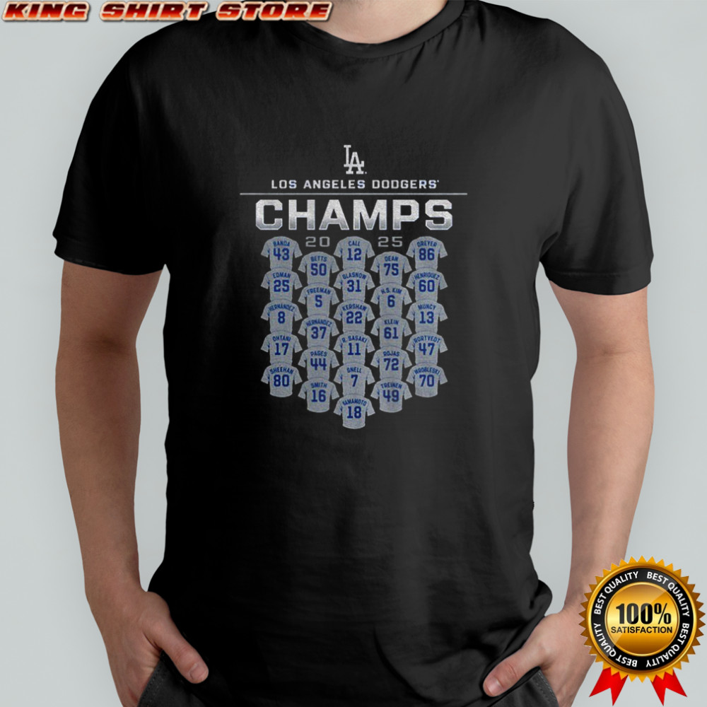 Los Angeles Dodgers 2025 World Series Champions Primary Play shirt