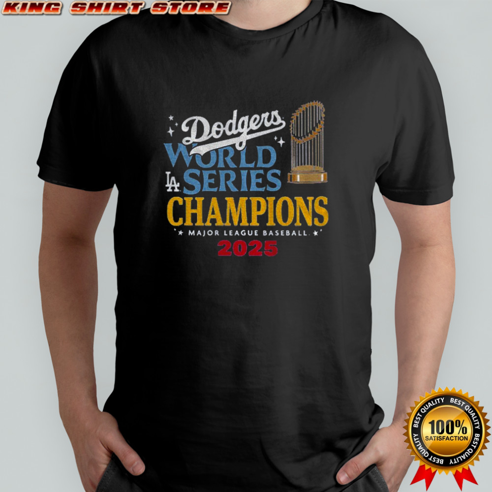 Los Angeles Dodgers 9-time world champions baseball logo shirt