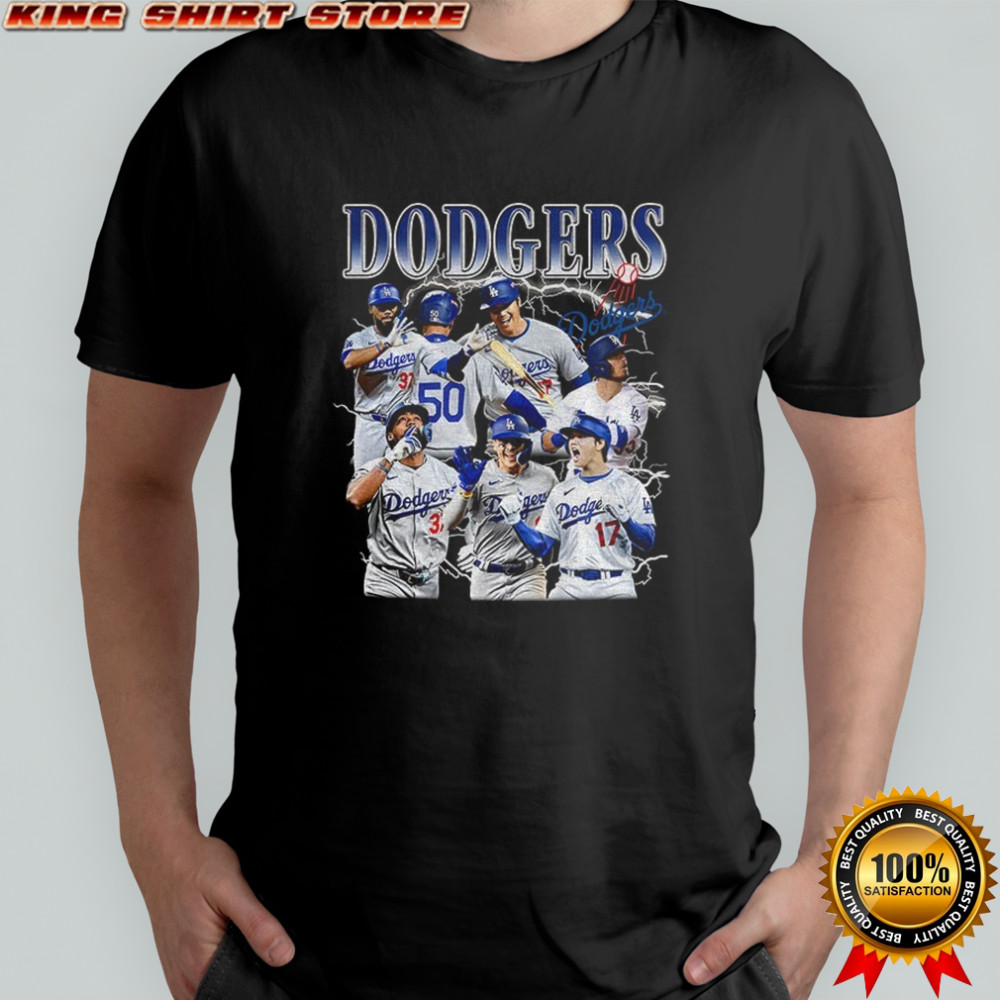 Los Angeles Dodgers All Team 2025 World Series MLB Champions Storm graphic shirt