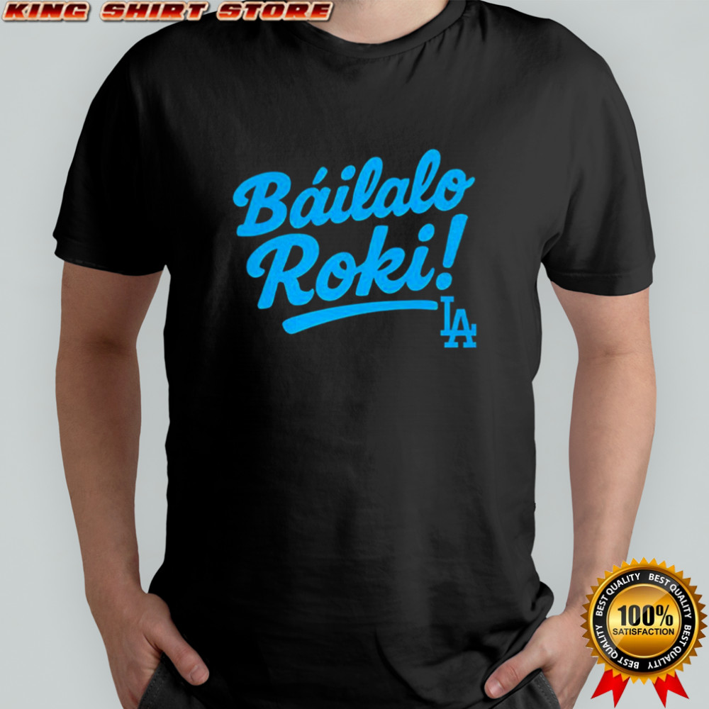 Los Angeles Dodgers baseball Báilalo Roki Roki Sasaki shirt