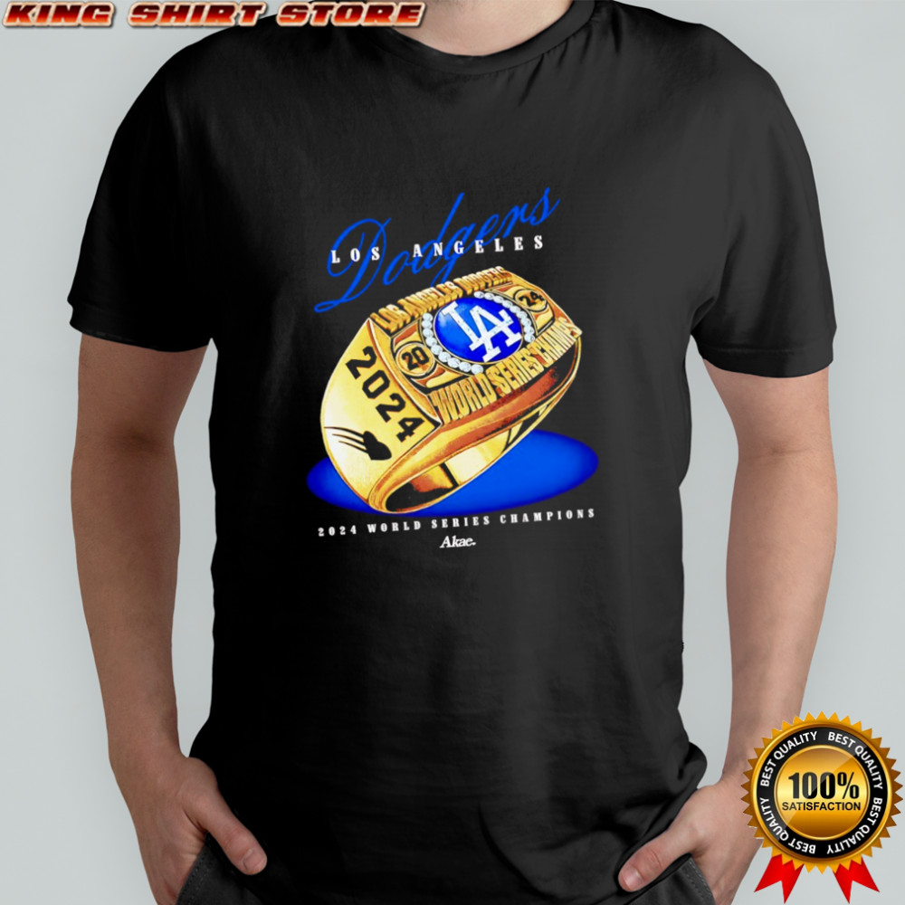 Los Angeles Dodgers ring World Series Champions shirt