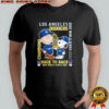 Los Angeles Dodgers Snoopy and Charlie Brown 2025 World Series Back2back shirt