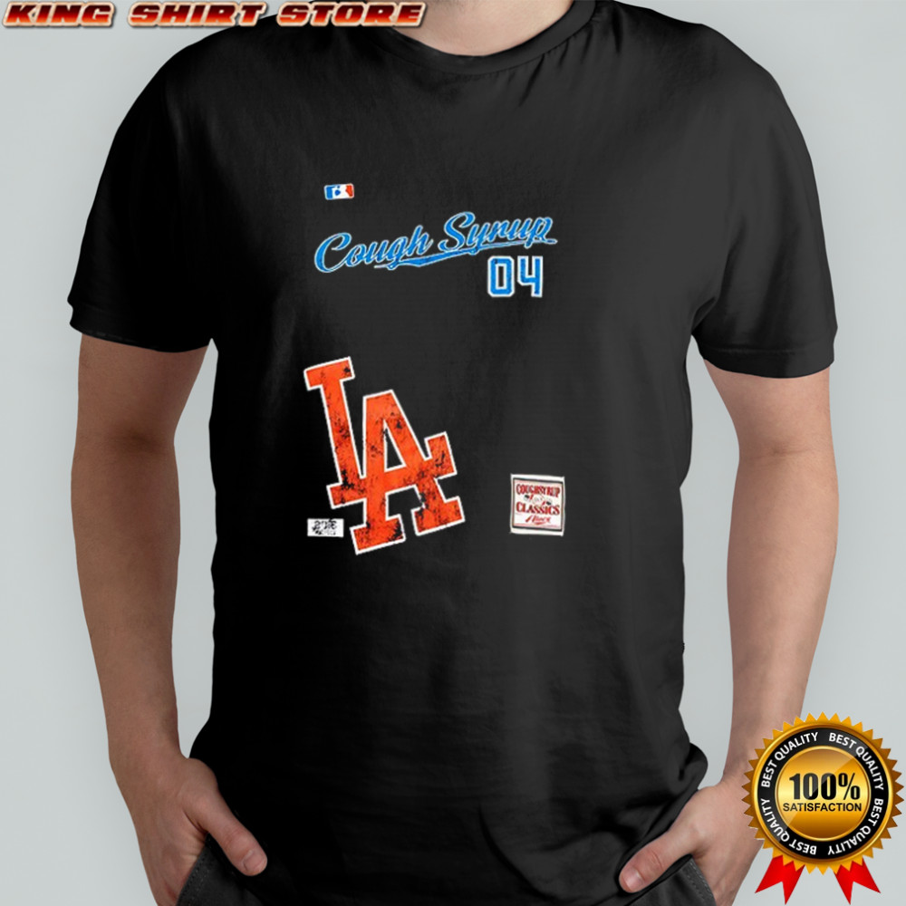 Los Angeles Dodgers that’s a awful lot cough syrup 04 logo shirt