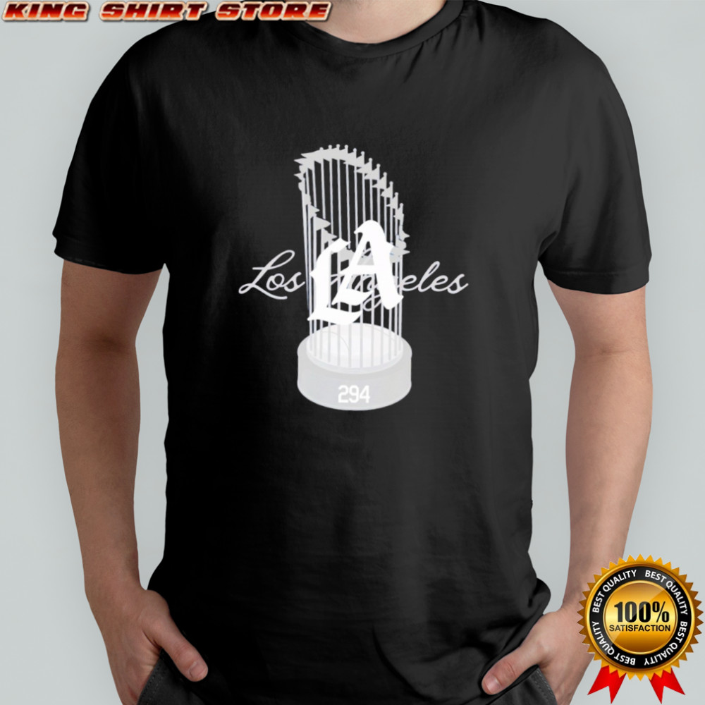 Los Angeles Dodgers World Champs Trophy shirt