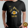Los Angeles Lakers x One Piece Anime graphic shirt