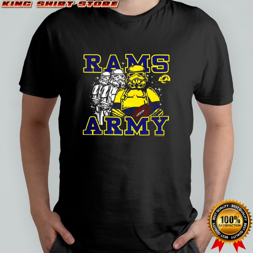 Los Angeles Rams NFL X Stormtrooper Star Wars shirt