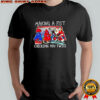 Making A Fist Checking You Twice Santa Christmas Hockey T-Shirt