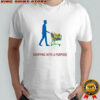 Man shopping with a purpose shirt