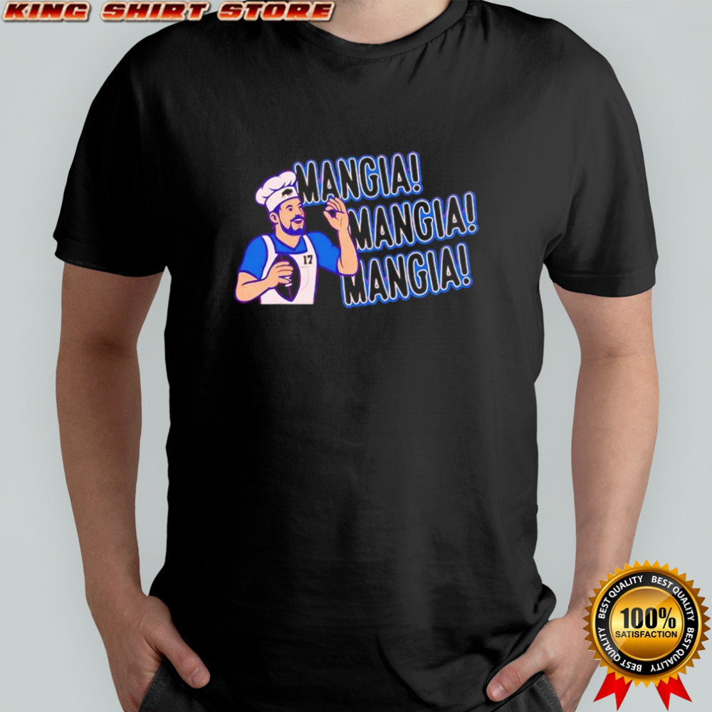 Mangia Mangia Mangia number 17 player buffalo shirt