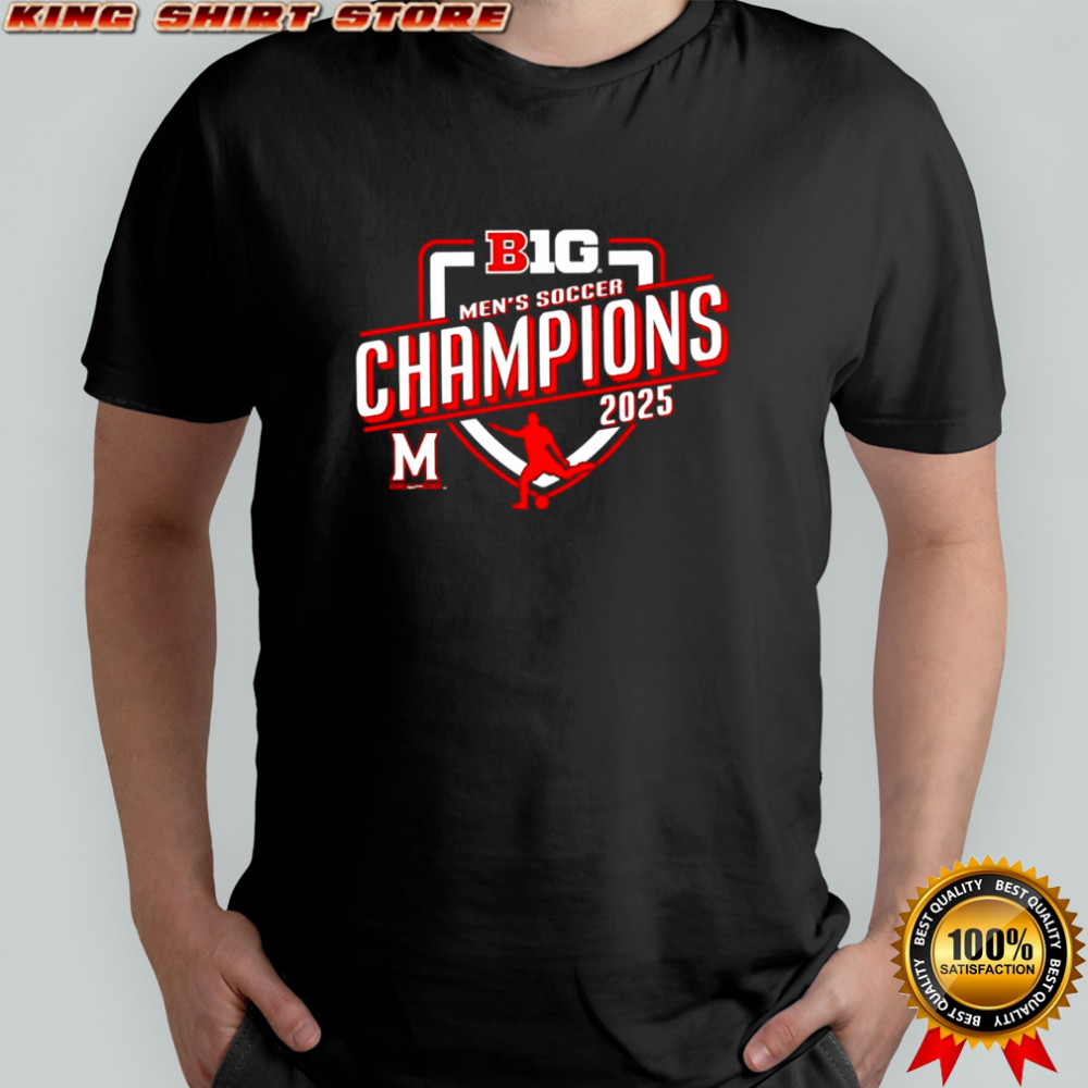 Maryland Terrapins 2025 Big Ten Men’s Soccer Regular Season Champions shirt
