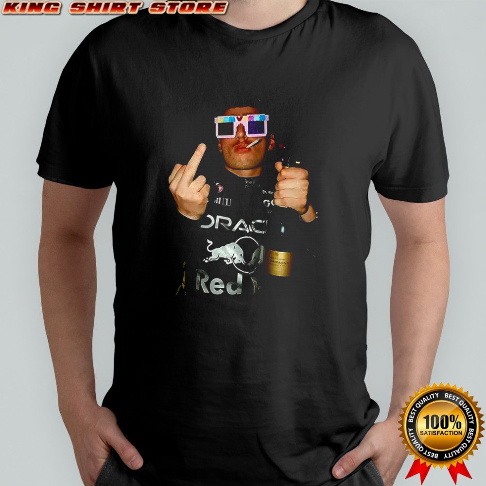 Max Vers Champion middle finger meme shirt