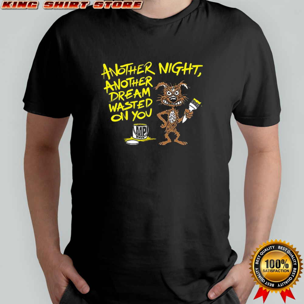 Mayday Parade another night another dream wasted on you graffiti dog shirt