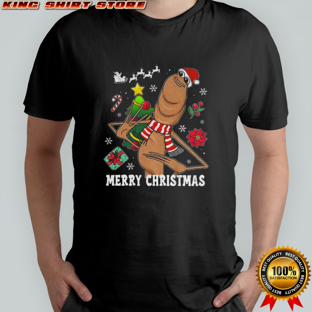Merry Christmas Marcus The Worm funny shirt