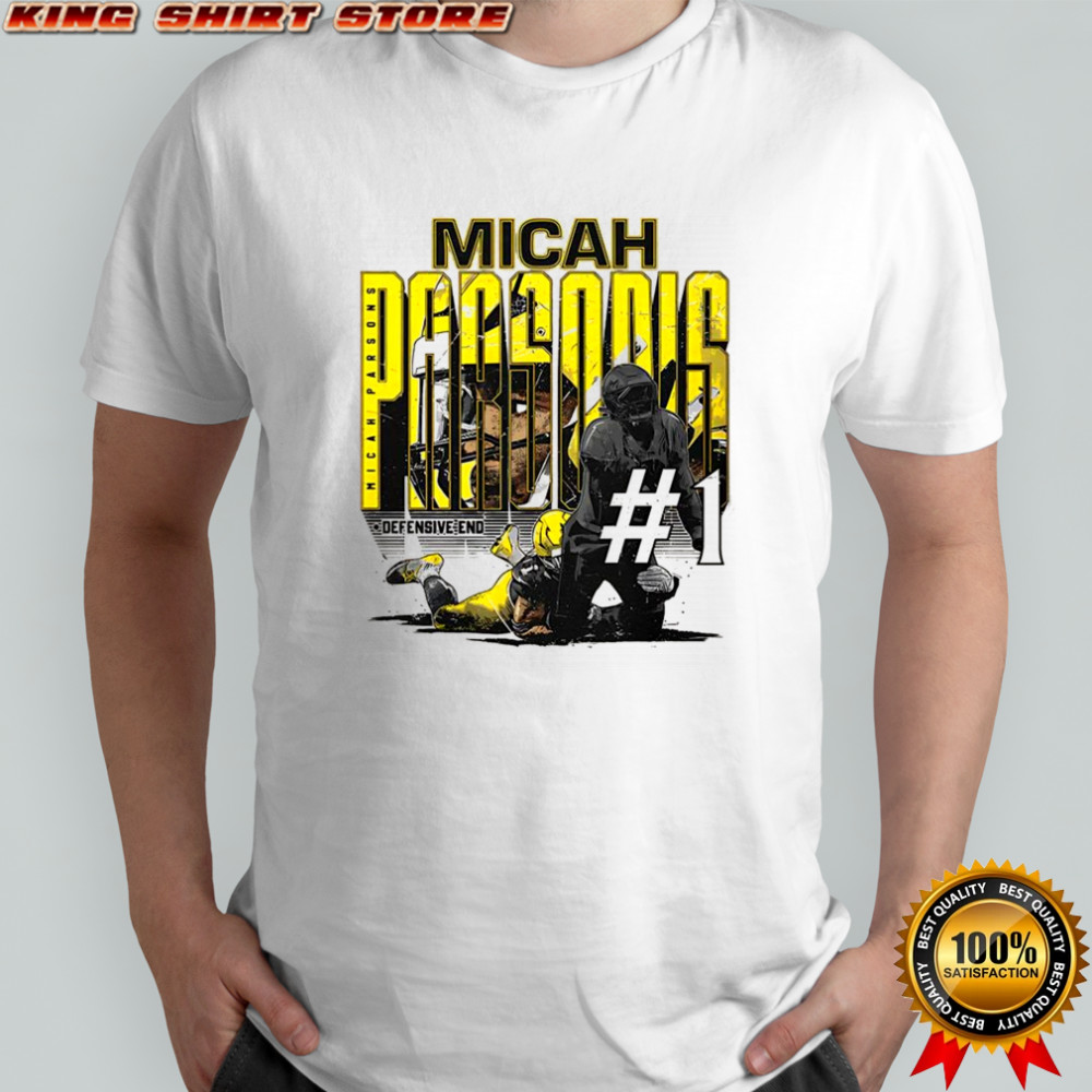 Micah Parsons Green Bay Packers football defensive end number 1 shirt