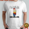 Minion Christmas attire live laugh love if that doesn’t work load aim & fire shirt