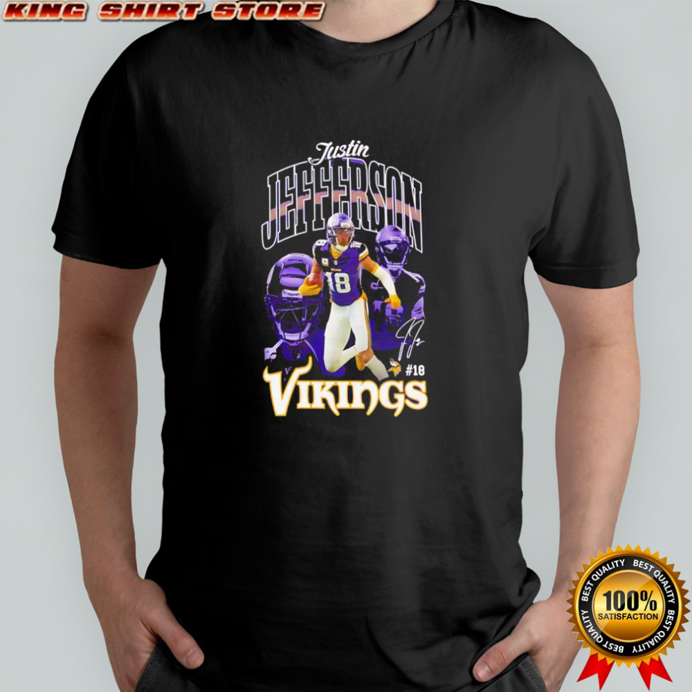 Minnesota Vikings Justin Jefferson signature shirt