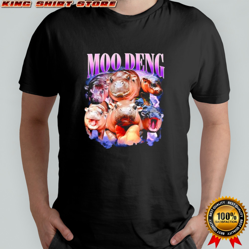 Moo-Deng Baby Pygmy Hippo Cute Zoo shirt