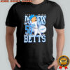 Mookie Betts Los Angeles Dodgers Caricature Player shirt