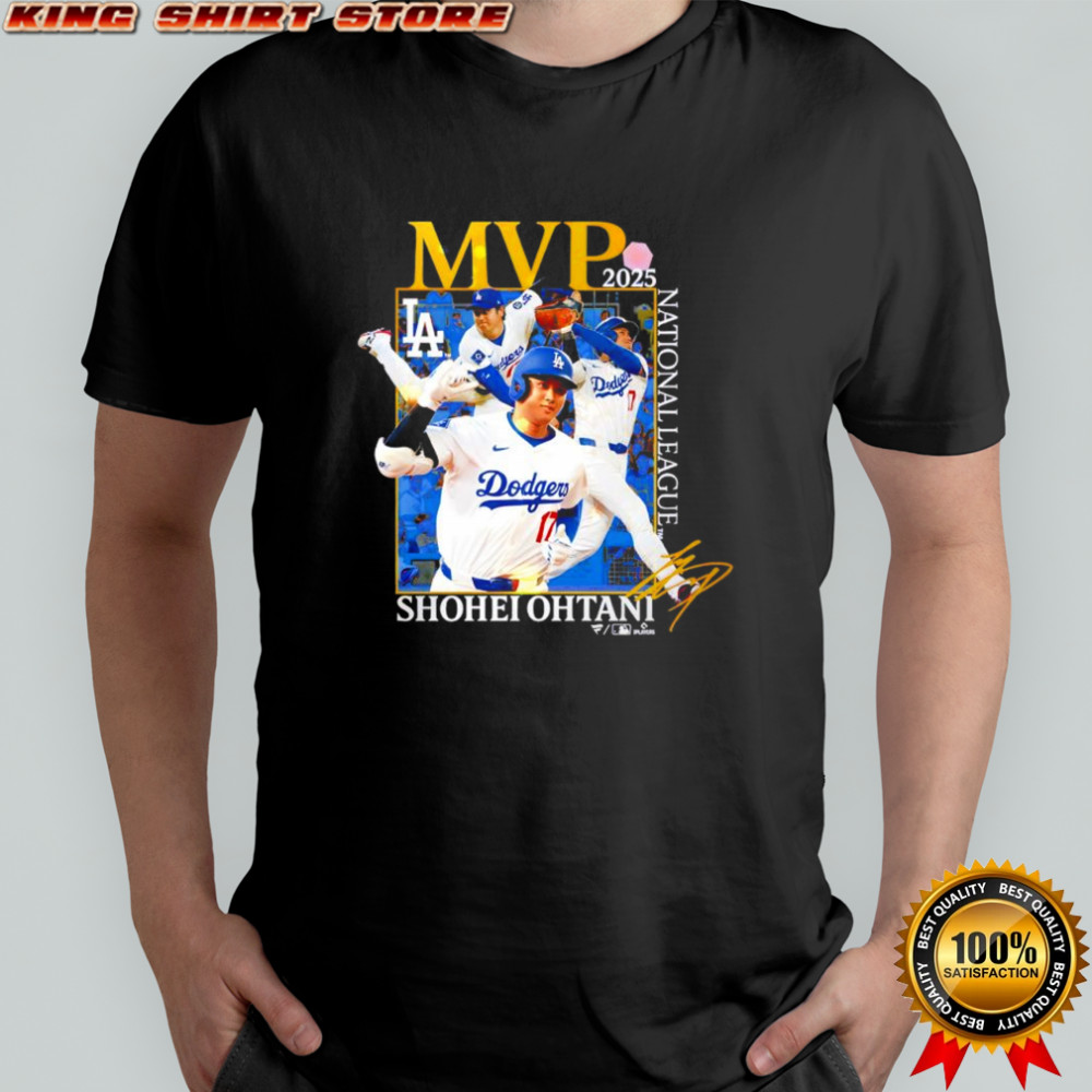 MVP 2025 Shohei Ohtani National League signature graphic shirt