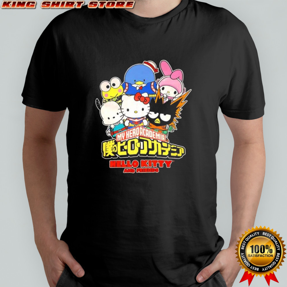 My Hero Academia X Hello Kitty and Friends graphic shirt