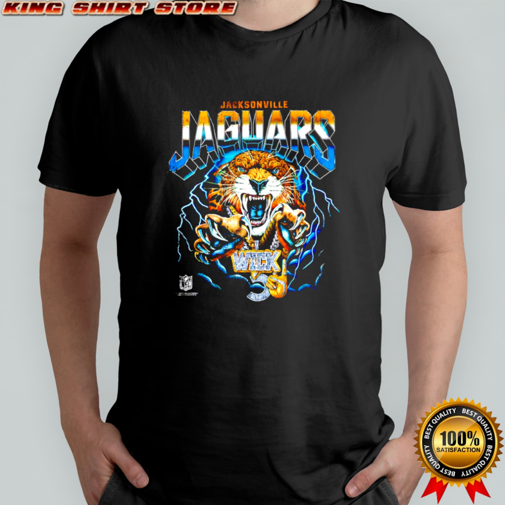 Nardo Wick Black Jacksonville Jaguars Teal Smoke Chain shirt