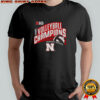 Nebraska Huskers Volleyball Champions 2025 BIG logo shirt