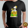 New Orleans Saints Snoopy and Woodstock Christmas Shirt