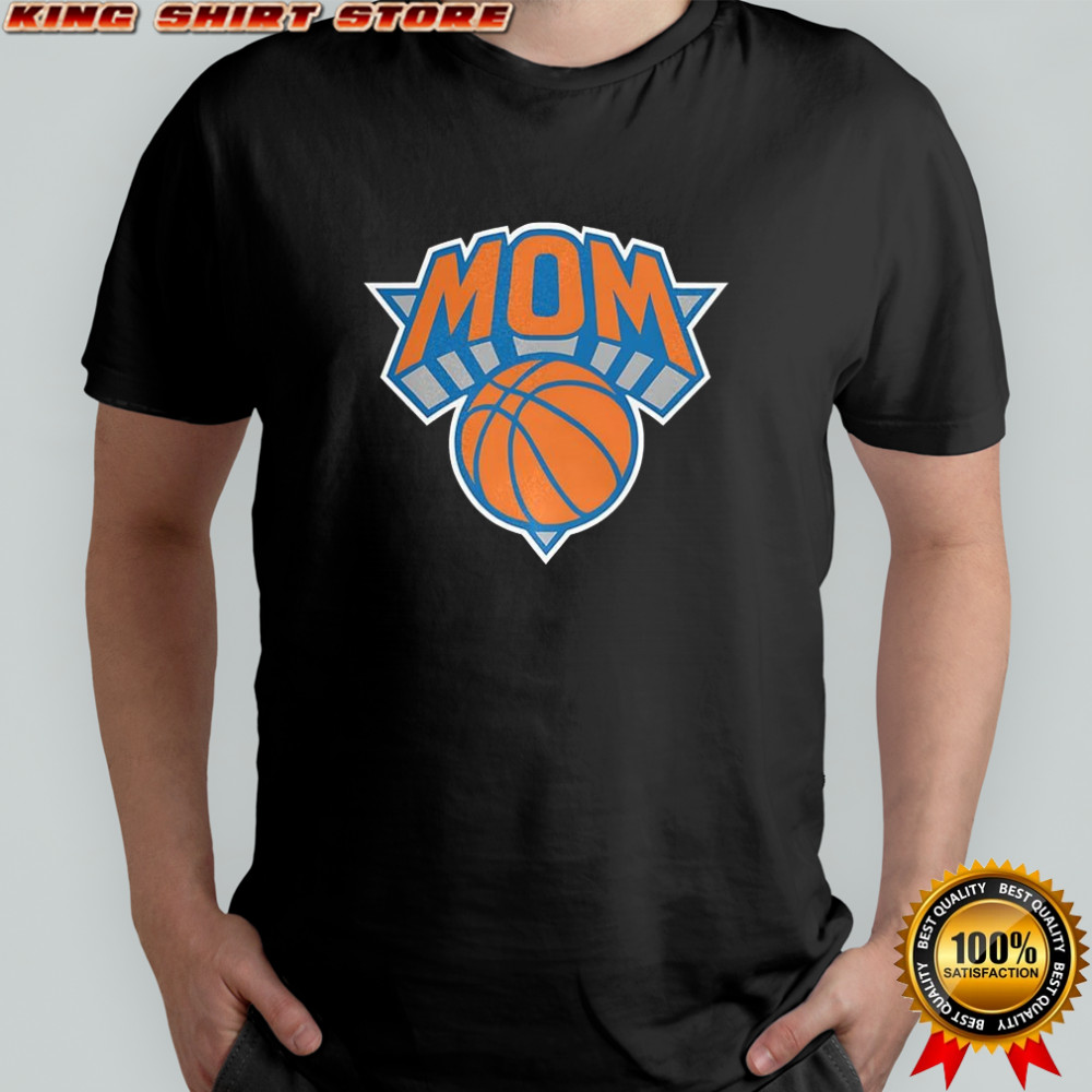 New York Knicks basketball mom logo shirt