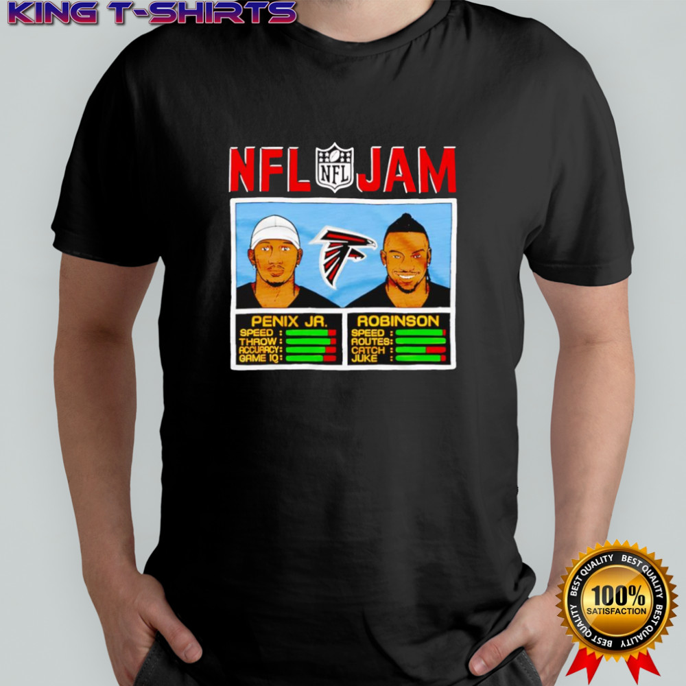 NFL Jam Falcons Penix Jr. And Robinson Shirt