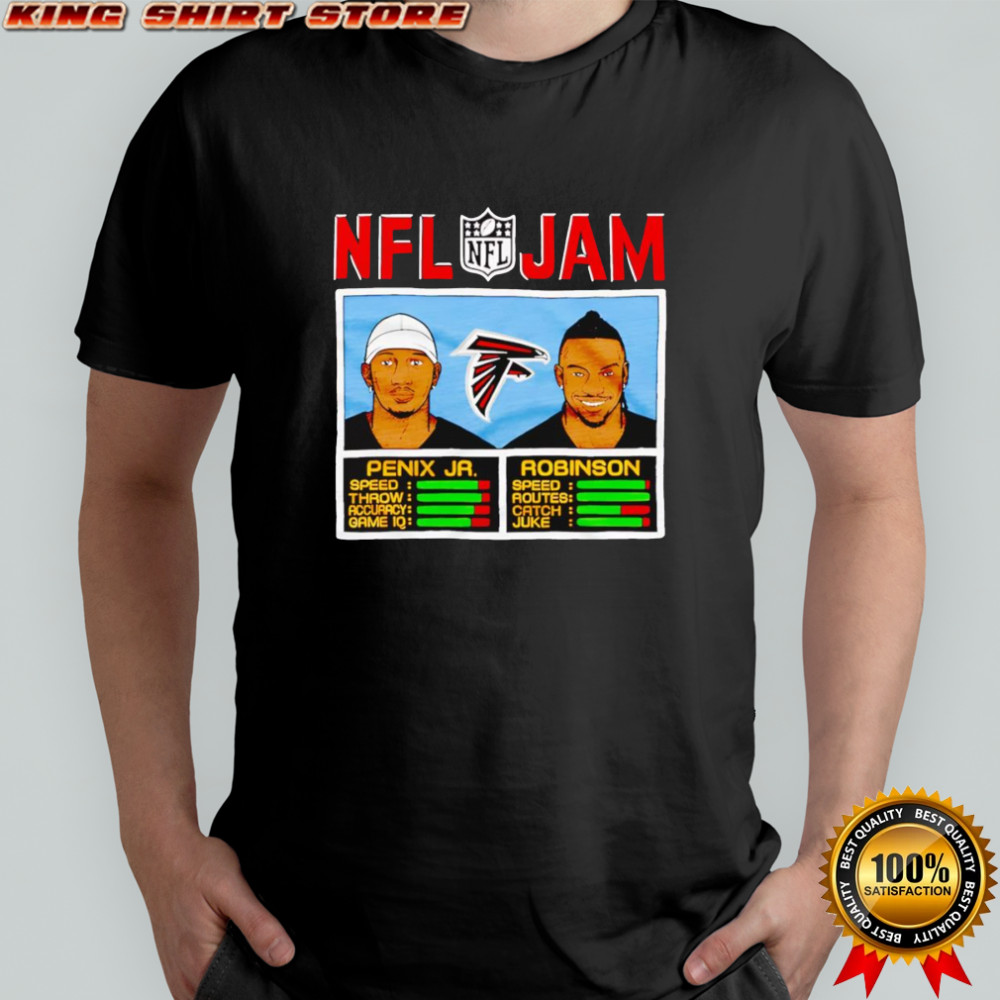 NFL Jam Falcons Penix Jr. And Robinson Shirt