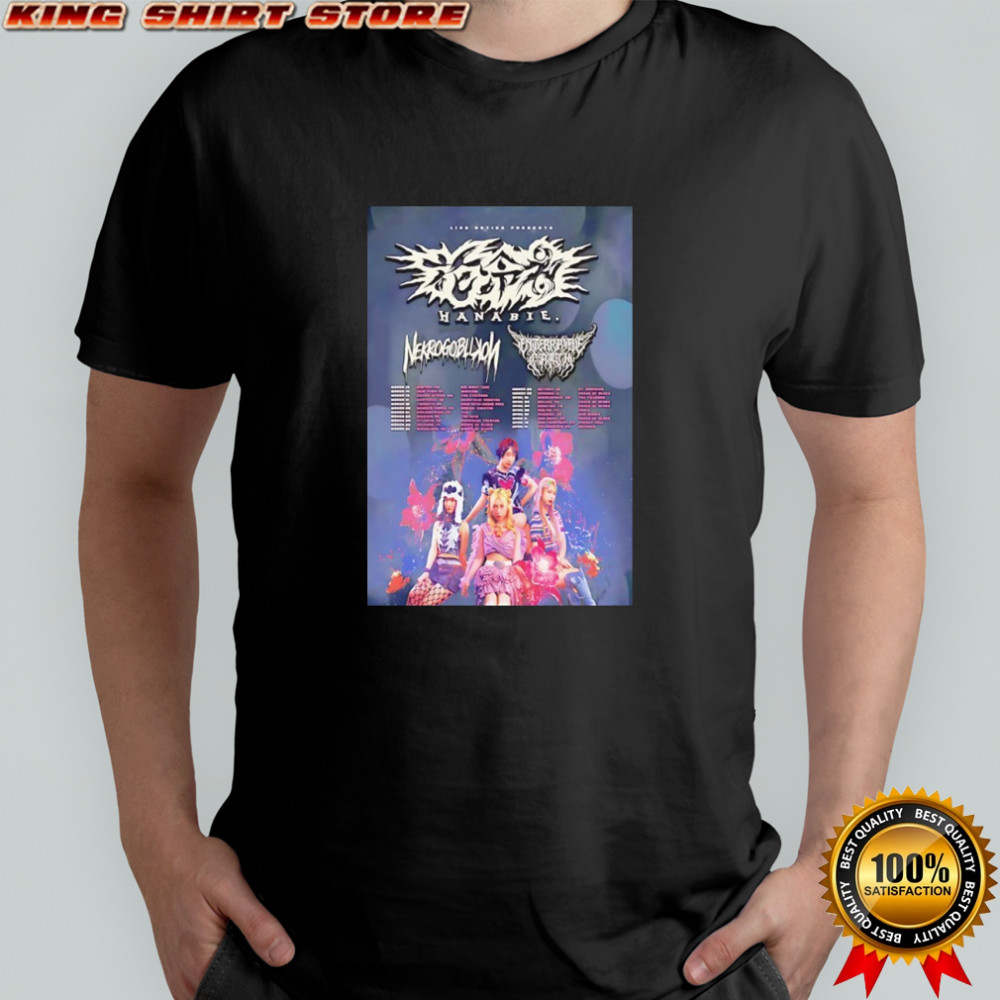 North America Hanabie tour 2026 poster shirt
