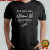Nyc built by immigrants powered by immigrants led by an immigrant shirt