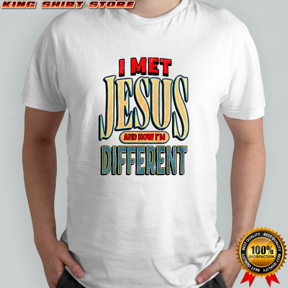 Ohio I met Jesus and now I’m different Christian shirt