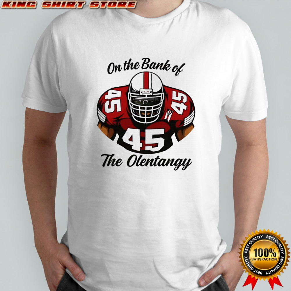 On the Bank of The Olentangy Ohio State University player graphic shirt