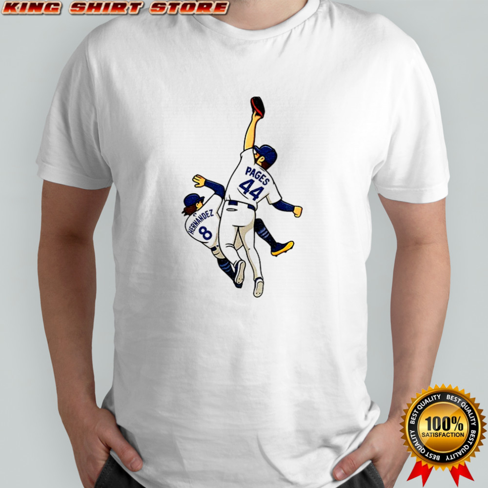 Pages-Hernandez 9th inning catch World Series shirt