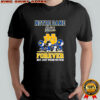 Peanuts characters & Notre Dame Fighting Irish Forever not just when we win shirt